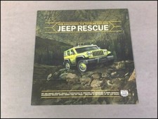 2004 Jeep Rescue Concept Showcar Original Car Sales Brochure picture