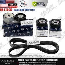 4pcs Genuine Drive Belt Replacement Kit fit Maserati Ghibli Levante Quattroporte picture