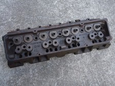 GM Cylinder Head 14011034 Small Block Chevy Chevrolet Bowtie Angle Plug Cracked picture
