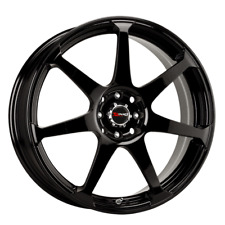 1 New Gloss Black Full Painted 17X7.5 42 4-100/114.30 Drag DR-33 Wheel picture