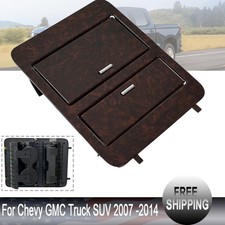 Console Cup Holder Storage Woodgrain For 07-14 Chevy GMC Truck & SUV 23164631 picture