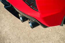 Corsa Fits 20-23 Chevrolet Corvette C8 RWD 4.5in Carbon Fiber Polished Tip Kit ( picture