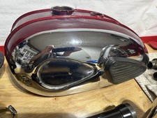 Original BSA C15 / B40 Roadster Gas Tank – Original Paint & Excellent Chrome picture