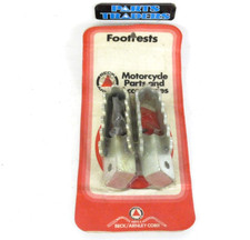 NOS Beck Arnley Footpegs/Foot Peg Set Vintage Motocross/Trials 8mm Mounting Hole picture