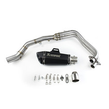 For Yamaha YZF R3 2015-2026 MT-03 Whole System Black Muffler Exhaust Header Pipe picture