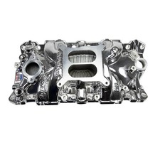 Edelbrock 2701-CP EPS Chrome Plasma Intake Manifold for 1955-1986 Chevy SBC picture