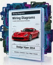 2014 Dodge Viper Complete Color Electrical Wiring Diagrams Schematics PDF on USB picture