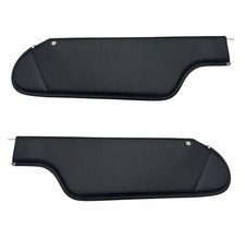 NEW 1971-1976 Cadillac Eldorado Convertible - Black Vinyl Sun Visors- Pair picture