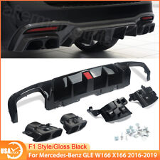 Rear Bumper Diffuser Kit For Mercedes-Benz GLE GLS W166 X166 AMG-Line 2015-2018 picture