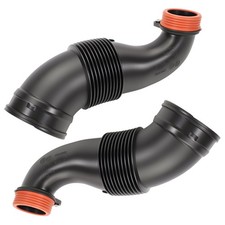 Left Right Black Rubber Air Intake Outlet Duct Boots For BMW X5 X6 xDrive50i picture