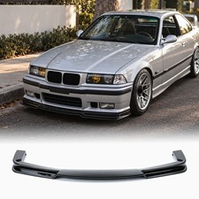 GTR-Style Front Bumper Splitter Lip Spoiler For BMW M3 E36 1991-1998 Gloss Black picture