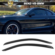 Fits 94-04 Ford Mustang Coupe 2-Door Window Visors Rain Guard 2PCS Acrylic picture