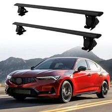 Black Lockable Roof Rack Cross Bar Crossbar Crossbars Fit for Acura Integra picture
