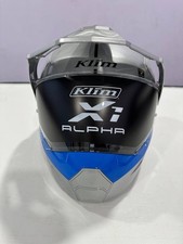 KLIM X1 ALPHA HELMET GLOSS CONCEPT HIGH ELECTRIC BLUE LEMONADE Size XL picture
