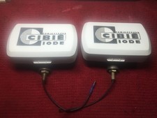 Vintage NOS Yellow CIBIE IODE Fog Light Pair - Model #35 with Lens Covers picture
