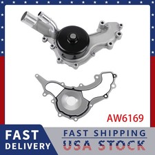 AW6169 Engine Water Pump W/ Gasket for 2011-16 Jeep Chrysler Town&Country Dodge picture