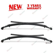 2PC Heavy Duty  Rear 5 Leaf Springs For Toyota Tundra 07-22 W/ Bushings Black picture