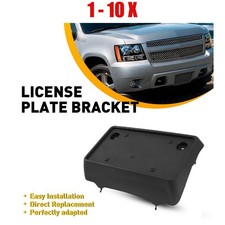 1-10X Front License Plate Holder Support Bracket for 2007-14 Chevy Suburban 1500 picture