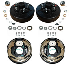 3.5K Hub & Drum + Self-Adjusting Brake Kit – 1 Pair – 5 on 5