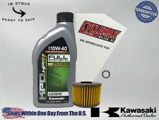 Cyclemax Full Synthetic Oil Change Kit fits 2004-2025 Kawasaki KLX110R picture