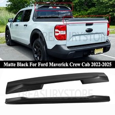 For Ford Maverick 22-25 Matte Black Rear Roof Top Cab & Trunk Tail Spoiler Wings picture
