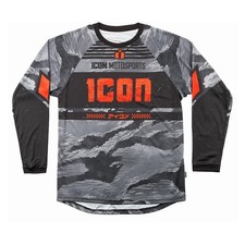 Icon Tiger's Blood Jersey - Gray Camo - Men's Size Large picture