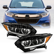 Headlights Headlamps Halogen w/LED DRL Pair LH RH For 2019 2022 Honda HRV HR-V picture