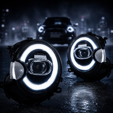 Headlights For 2007-2013 Mini Cooper R55 R56 R57 R58 R59 LED Sequential Lamps picture