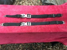 1971 Porsche 911 Matching Dates Black Repa Lap Seat Belts and Receivers picture