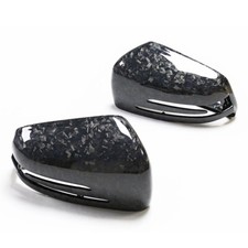 Forged Real Carbon Fiber Side Mirror Cover replacement for Benz W204 W212 W218 picture
