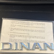 Genuine Dinan Badge picture