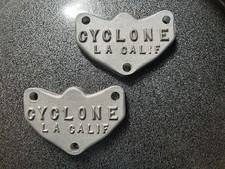 CYCLONE BLOCK OFF PLATES (X2) NOS FOR STROMBERG HOLLEY BANGER SBC OFFY DRAKE picture