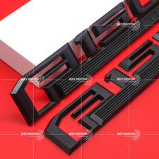 2PCS Set Fender Side Letter Badge For F-150 XLT 2015-2020 Black Emblem Nameplate picture