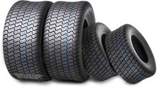 4 WANDA Lawn Mower Turf Tires 15x6-6 Front & 20x10-10 Rear /4PR -13016/13041 picture