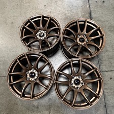 Used 17x9 Vors TR4 5x114.3 30 73.1 Bronze Wheels set-4 picture