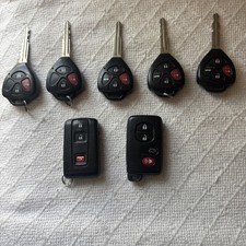 LOT OF 7  miscellaneous SUBARU REMOTE HEAD KEY FOB LOT. 3 &  4 BUTTONS picture