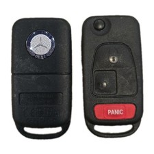 1 Mint Original OEM Mercedes Benz C SL SLK Flip Key Fob KR 55 Cut Blade picture