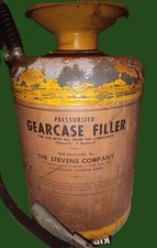 Vtg Stevens Pressurized Gearcase Filler Tank S33 Marine Outboard Boat Pump Works picture