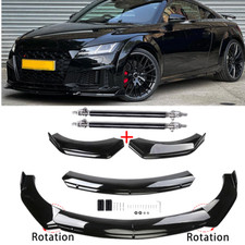Front Bumper Lip Part Accessories Splitter Spoiler For Audi TTS Quattro Coupe B picture