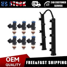 Fuel Rail W/ Injectors 53034198AC 5184085AD For Dodge Jeep Chrysler 3.6L 11-2021 picture