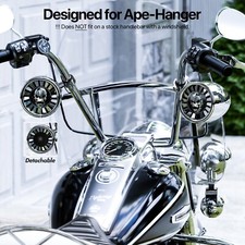 600W Bluetooth Waterproof Motorcycle Harley Ape Hanger Stereo Speaker Amp System picture