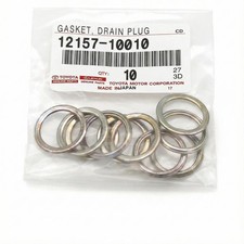 (10 PCS) Genuine Toyota Lexus OEM Differential Oil Drain Plug Gasket 12157-10010 picture