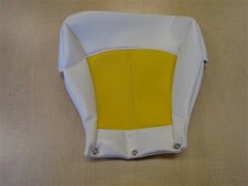 TRACKER TAHOE (2009) BACK SEAT SKIN WHITE / YELLOW TR713622.2 MARINE BOAT  picture