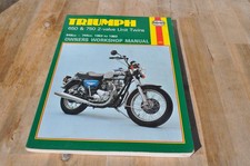 Triumph 650 & 750 2-Valve Twins Haynes Owners Workshop SHOP Manual 63-83 122 picture