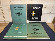 Lot Of 4 Vintage Cummins Shop & Service Manuals For J Series Diesel Engines picture