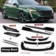 For Peugeot 308 Front Bumper Lip Spoiler Body Kit +Side Skirt+Rear Lip picture