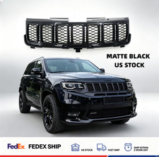 Matte Black Front Upper Grill for 2017-2021 Jeep Grand Cherokee 68258419AC picture