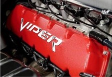 Dodge Viper Valve Cover Letter Set 10-Pc Polished 2008-2010 picture