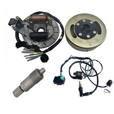 2 Coil Stator Magneto Flywheel Wire 50cc 110cc 125cc XR70 Pit Bike Apollo SSR picture