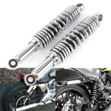 2Pcs Chrome 12.5'' 320mm Motorcycle Rear Shock Absorber Suspension For Dirt Bike picture